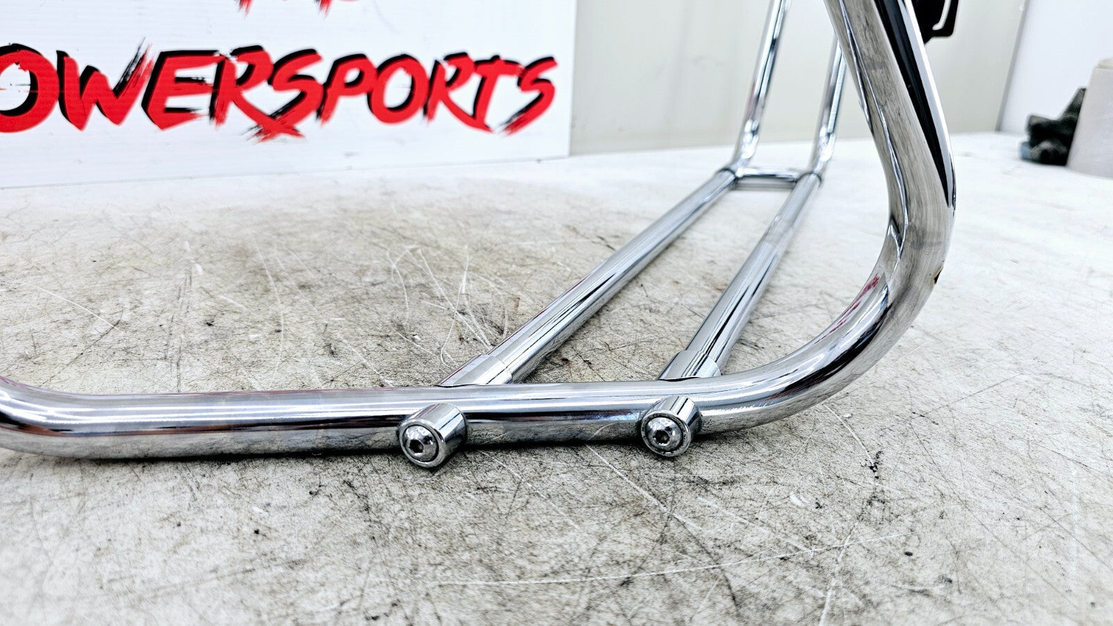 1998 HARLEY FLH ELECTRA GLIDE Chrome Right Saddlebag Guard Bumper Surround Bars