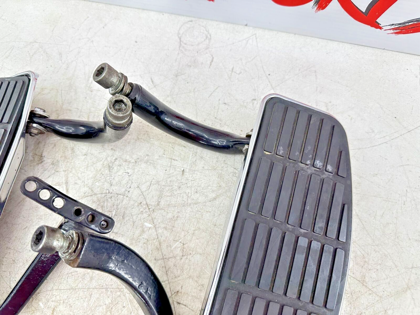 1994 HARLEY ELECTRA GLIDE Driver Floorboards Kickstand + Heal Toe Shifter