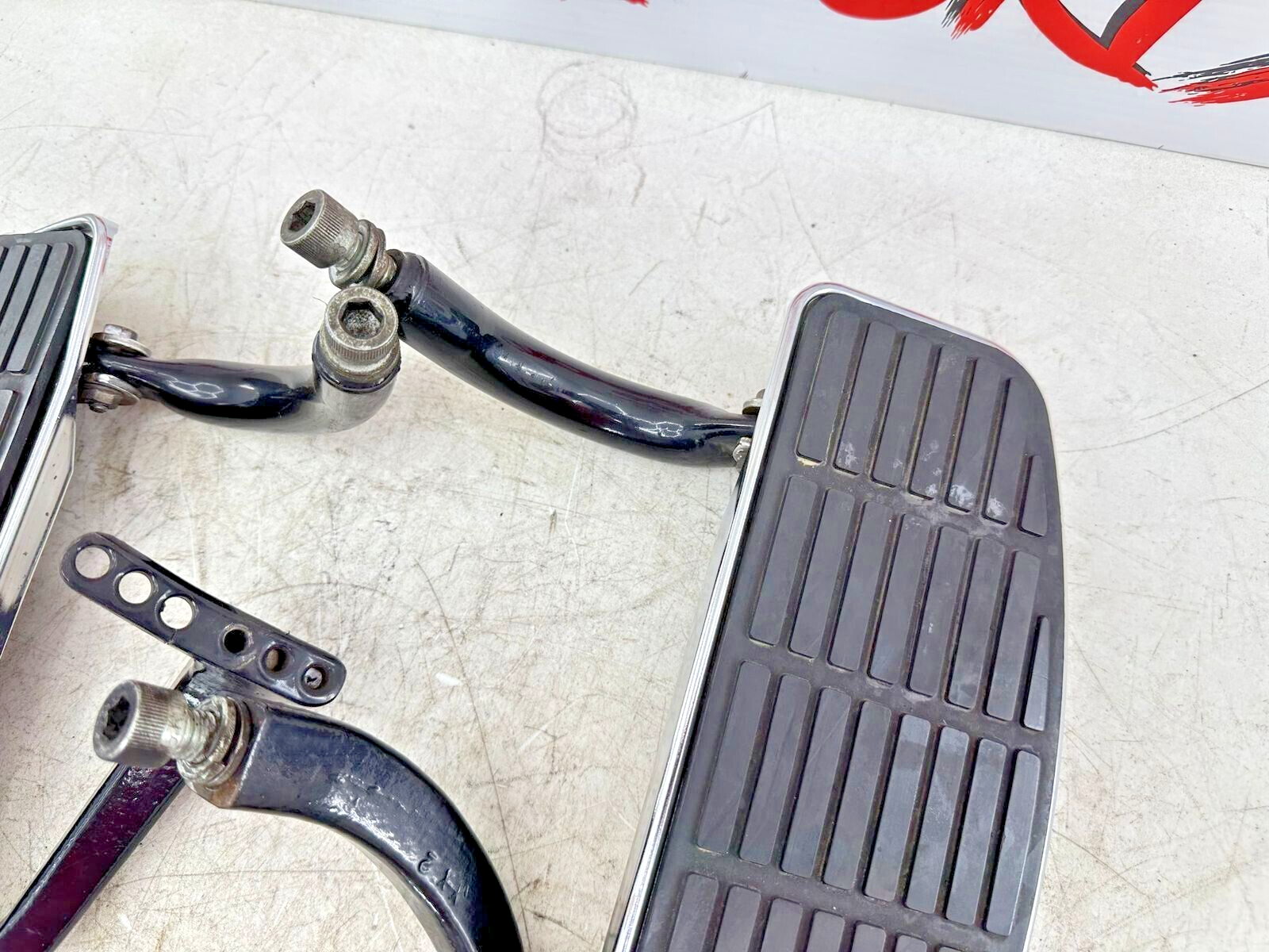 1994 HARLEY ELECTRA GLIDE Driver Floorboards Kickstand + Heal Toe Shifter