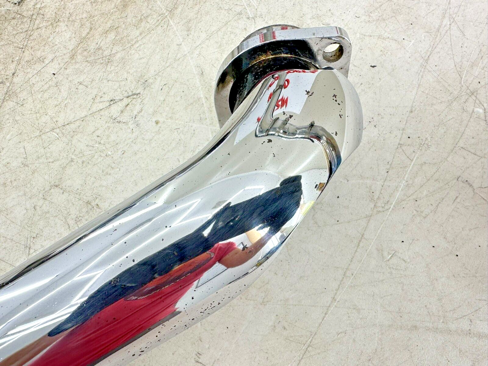 1995 HARLEY SOFTAIL Chrome Fish Tail Dual Exhaust System Header Muffler