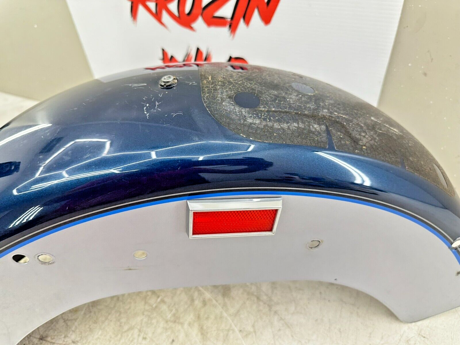 2002 HARLEY SOFTAIL OEM HD Rear Fender + Brake Light