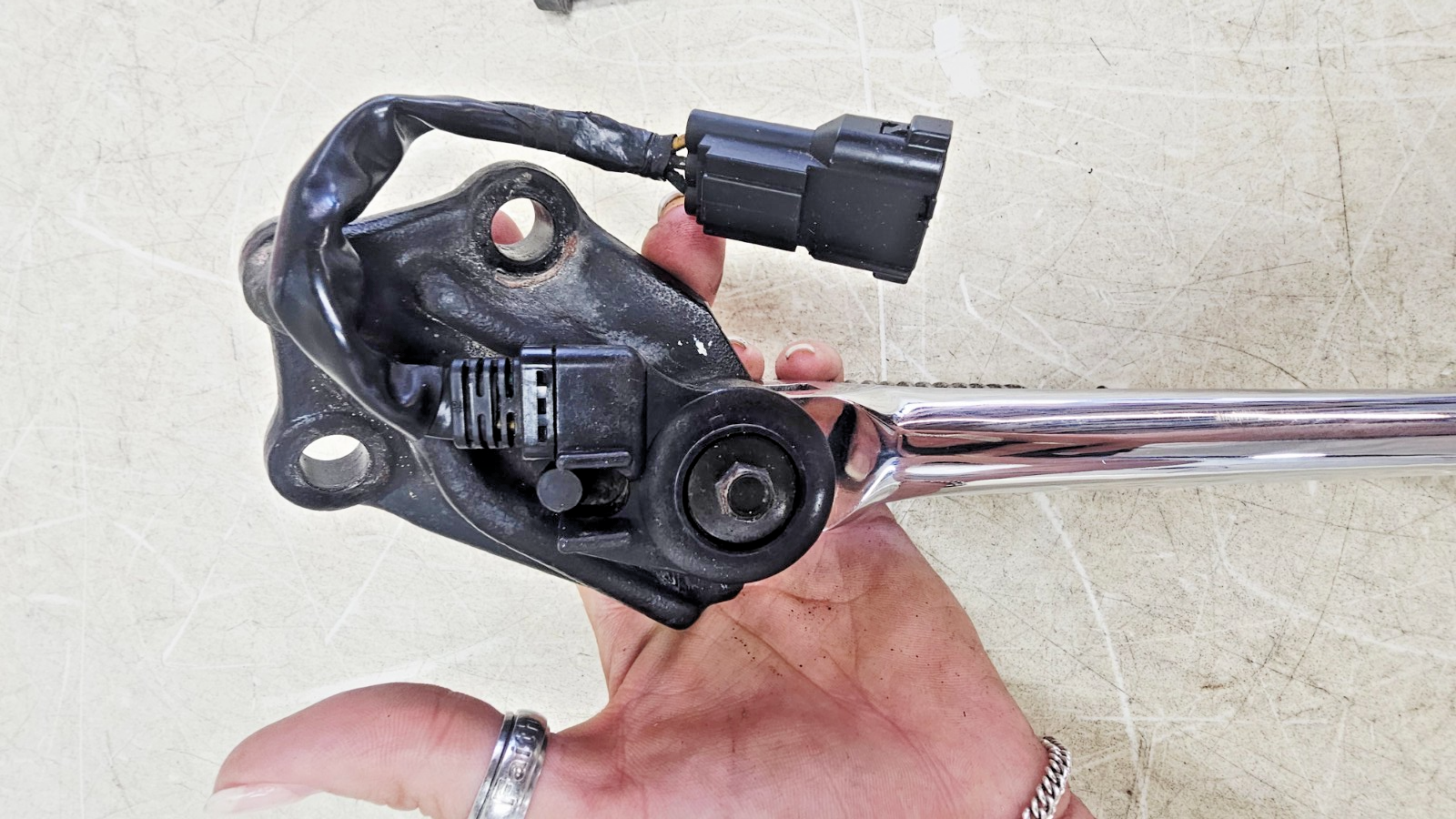 2001 Honda Goldwing GL1800 Chrome Side Kick Stand Kickstand