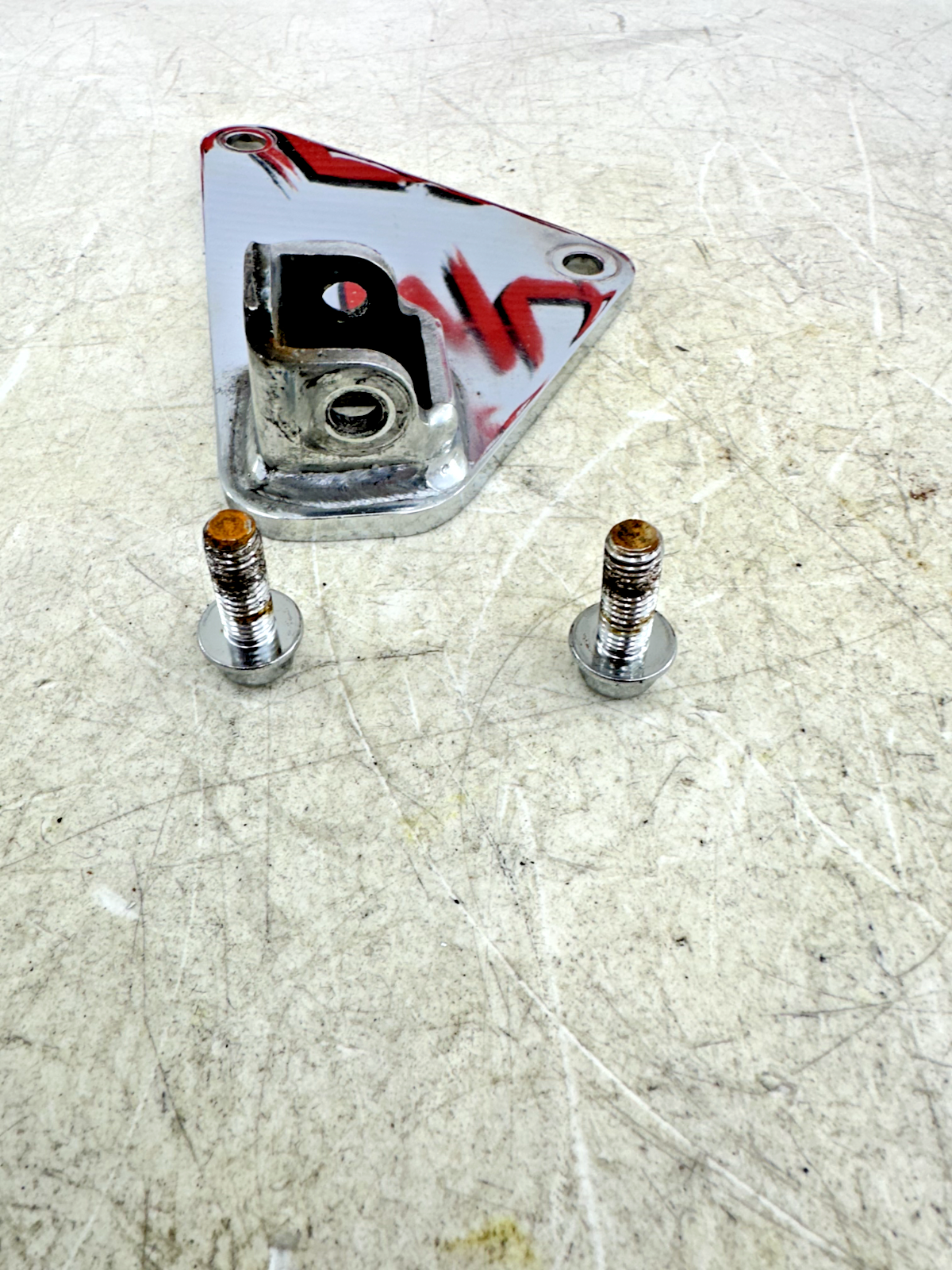 1999 HONDA VALKYRIE INTERSTATE Chrome Driver Left Side Foot Peg mount frame