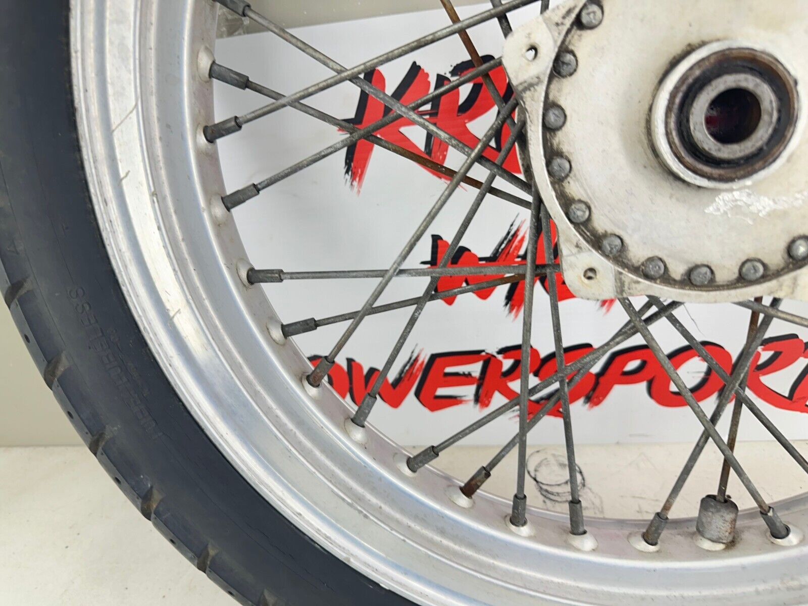 2003 Harley Davidson Sportster  99 Down 19" Front Wheel Rim Spoke Laced