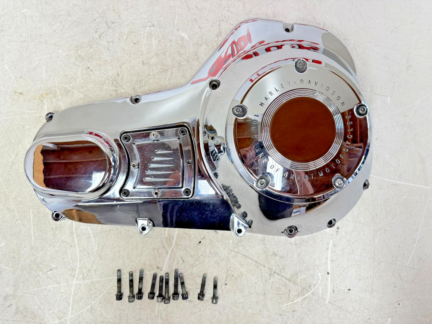 2003 HARLEY ELECTRA GLIDE Outer Primary Clutch Cover 100th Anniversary