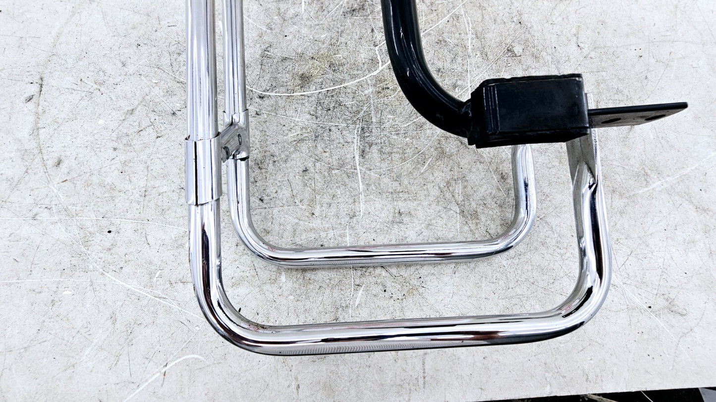 1994 HARLEY FLH ELECTRA GLIDE Chrome Right Saddlebag Bumper Guard Muffler Hanger