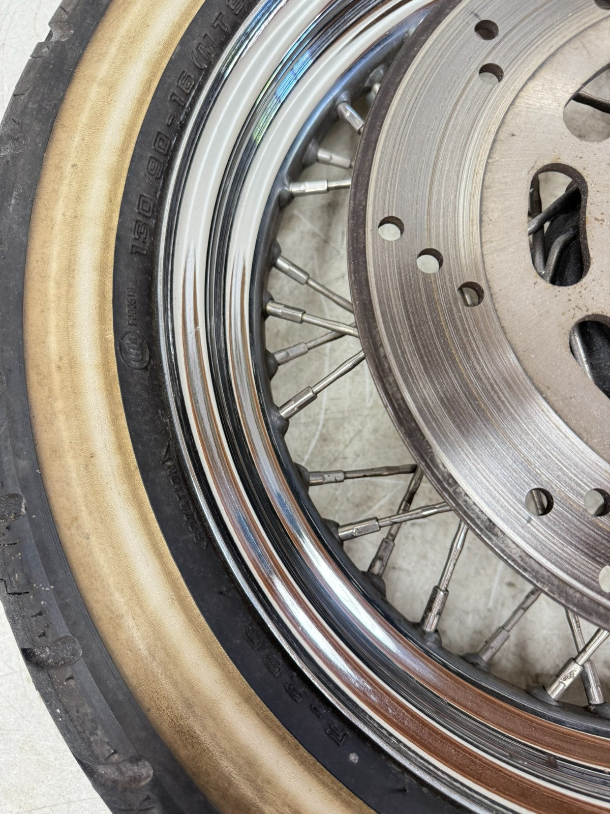 1997 HARLEY DAVIDSON SOFTAIL Front Wheel Rim Tire Laced Brake Rotor 16x3