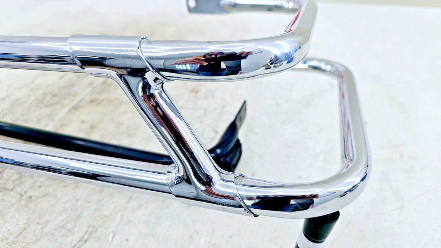 1998 HARLEY FLH ELECTRA GLIDE Chrome Left Saddlebag Surround Bumper No Rust