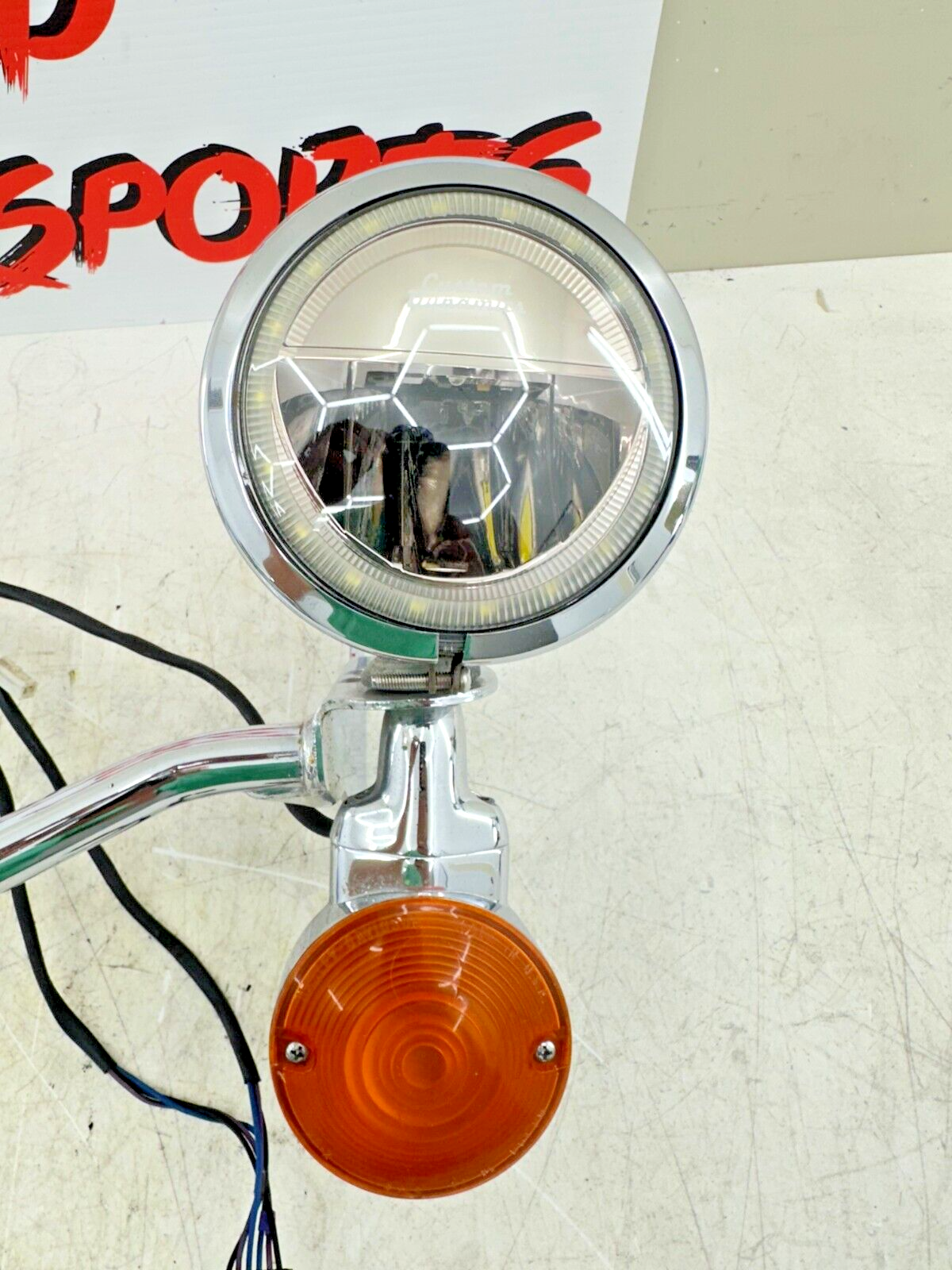 1999 HARLEY FLH ELECTRA GLIDE Fog Highway Turn Signal Light Bar Custom Dynamics