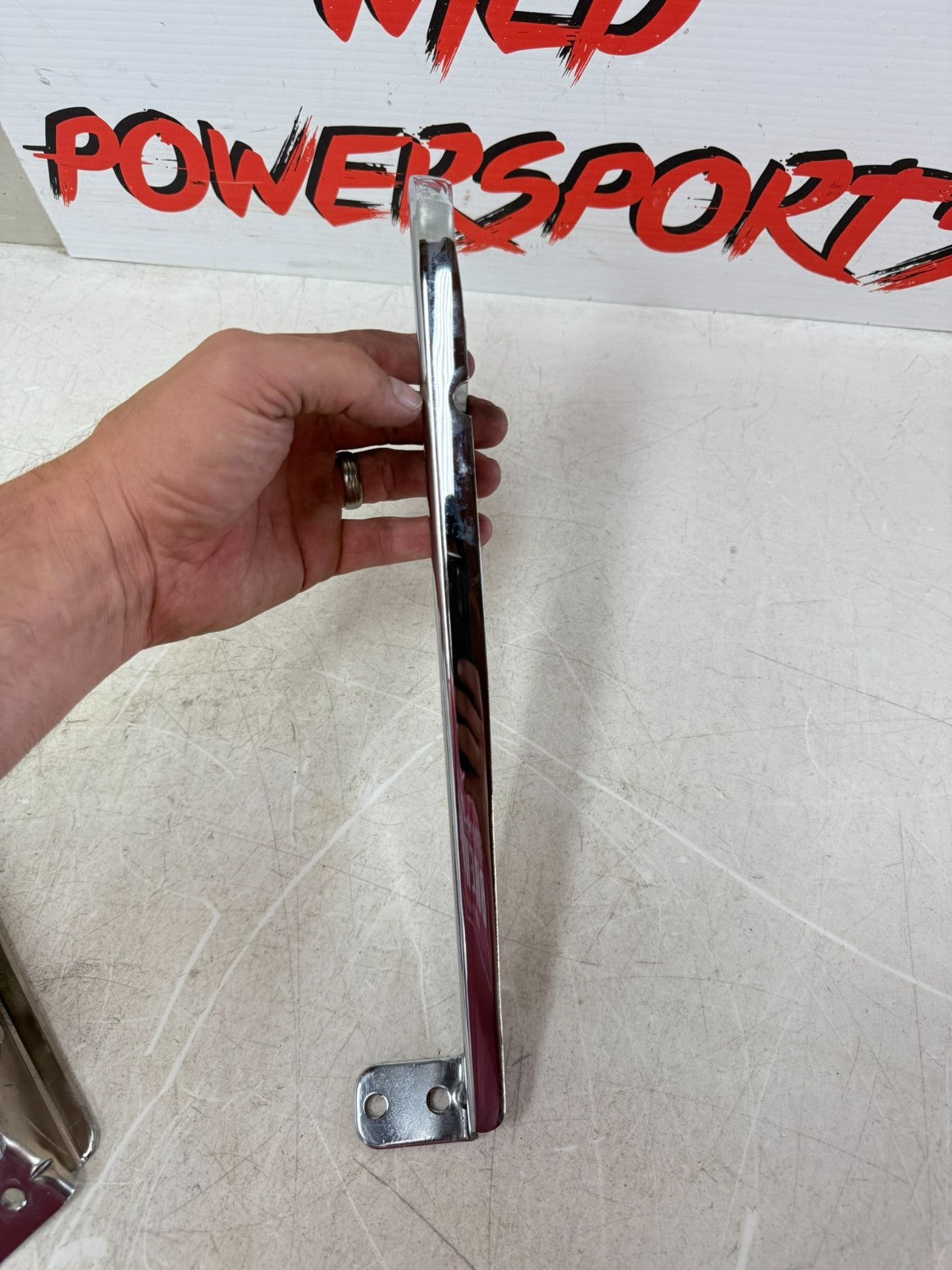 2003 HARLEY ELECTRA GLIDE Rear Fender Frame Strut Arm Bars Chrome