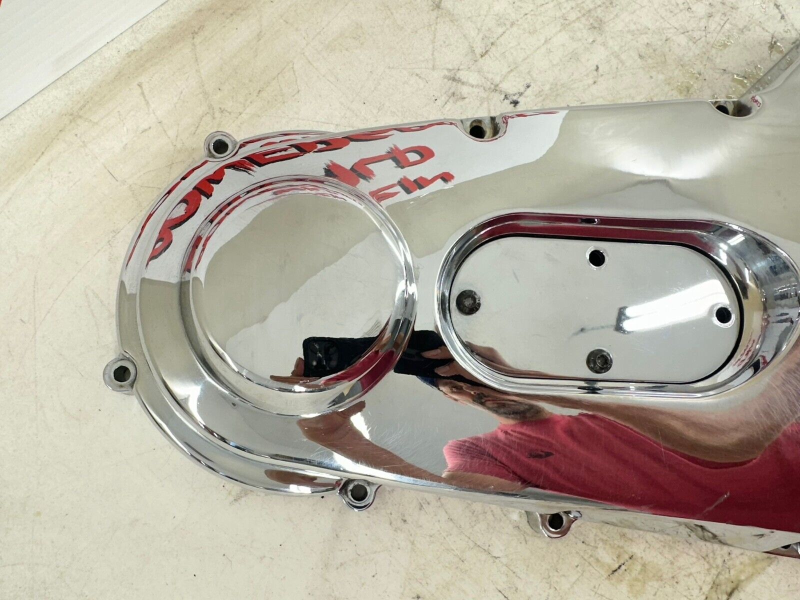 2003 HARLEY SOFTAIL Chrome Outer Primary Clutch Cover