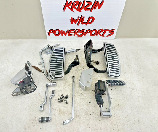 1995 HARLEY SOFTAIL OEM HD Driver Floorboards Footrest Heel Toe Shifter Brake