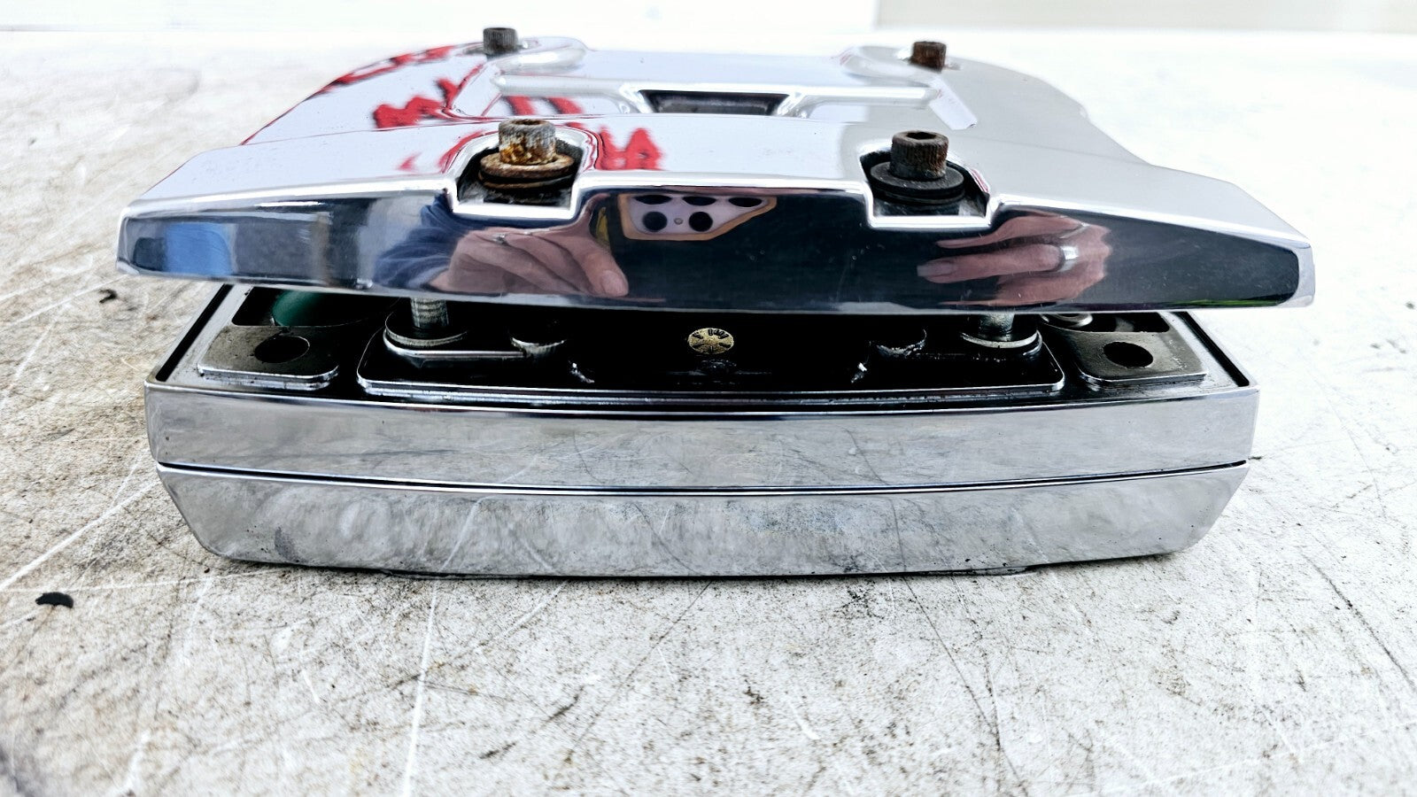 1995 HARLEY DYNA CONVERTIBLE Evo Evolution Chrome Engine Motor Rocker Box Cover