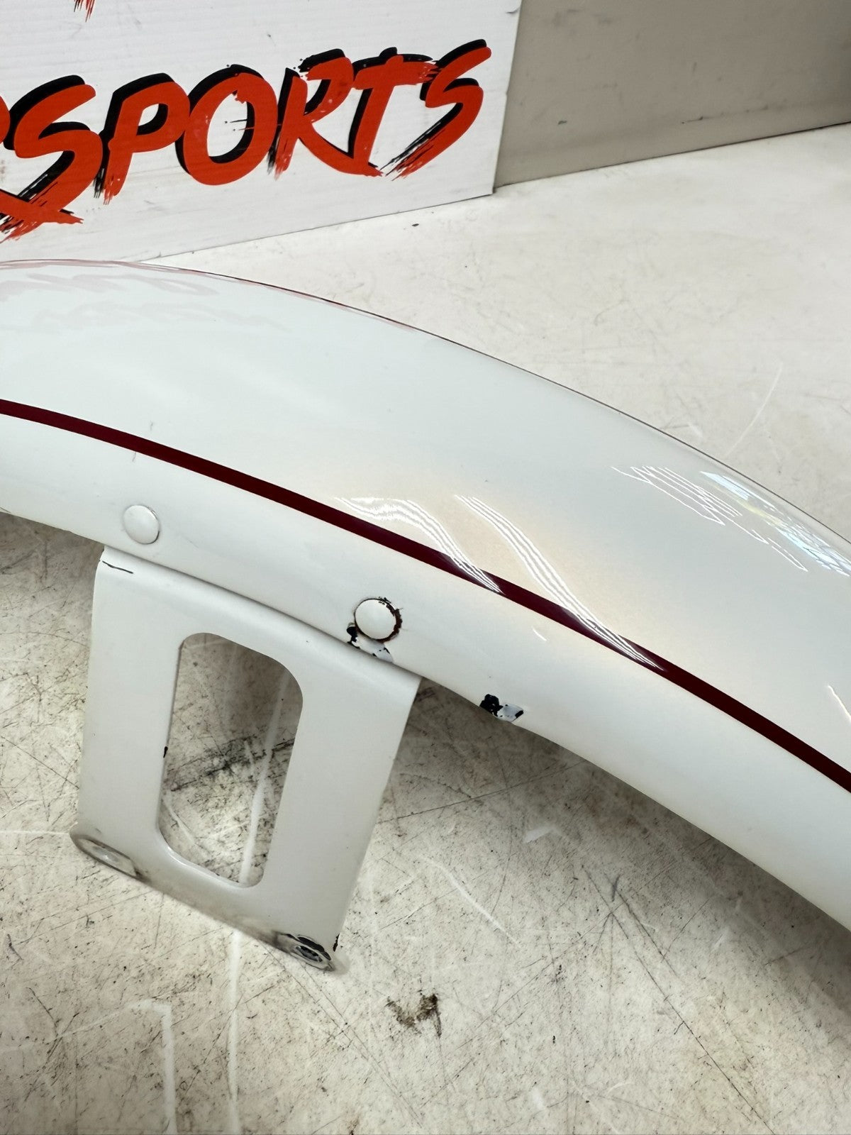 2003 HARLEY DYNA WIDE GLIDE Front Fender Pearl White 100th Anniversary