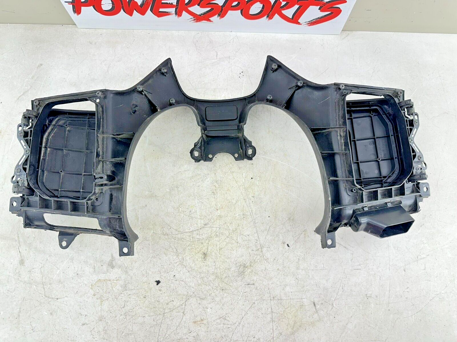 2004 Honda Goldwing GL1800 Black Upper Fairing Storage Pocket Radio Surround
