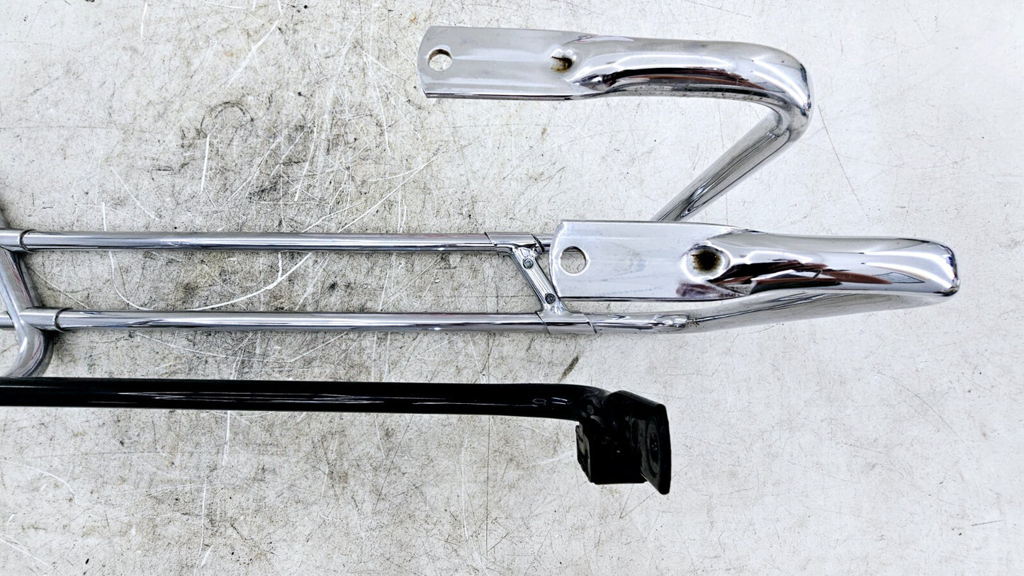 1994 HARLEY FLH ELECTRA GLIDE Chrome Right Saddlebag Bumper Guard Muffler Hanger