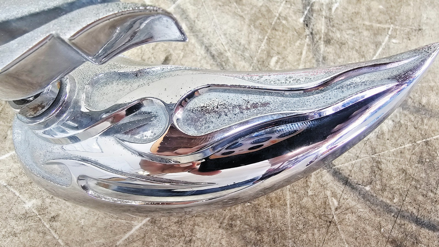 2003 HARLEY SOFTAIL DEUCE Chrome Teardrop Rearview Side Mirrors