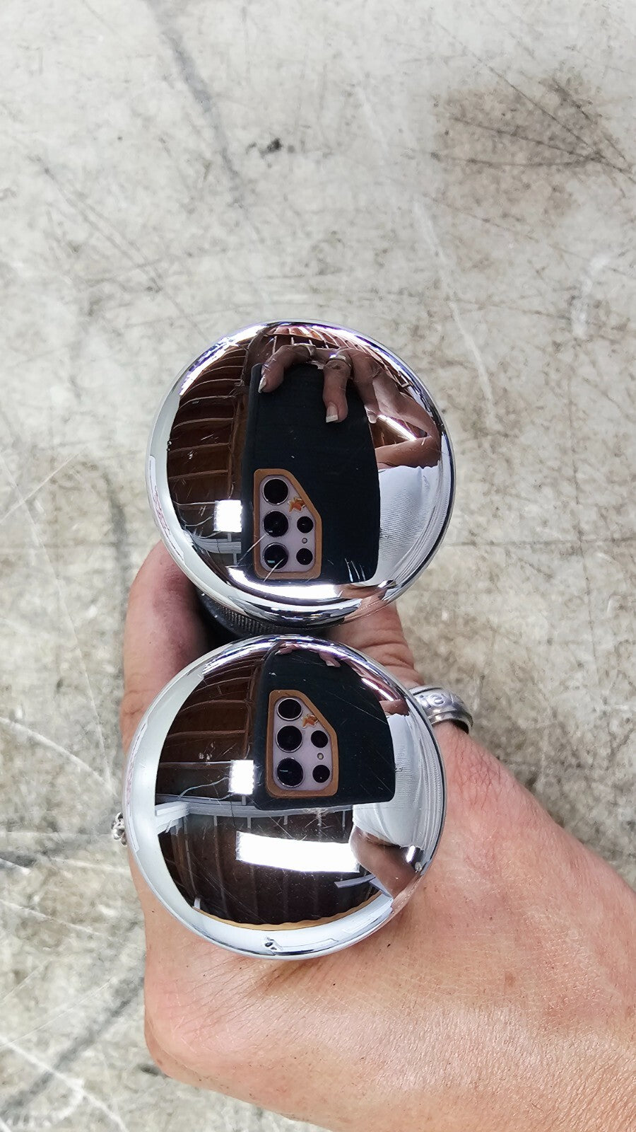 2003 HARLEY SOFTAIL DEUCE Chrome Passenger Billet Foot Peg Footpeg Footrests