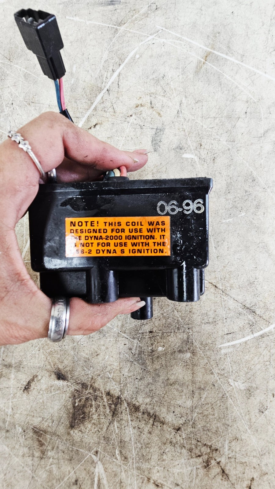 1996 HARLEY SOFTAIL Ignition Coil Module Dyna Twin Fire dc6-2