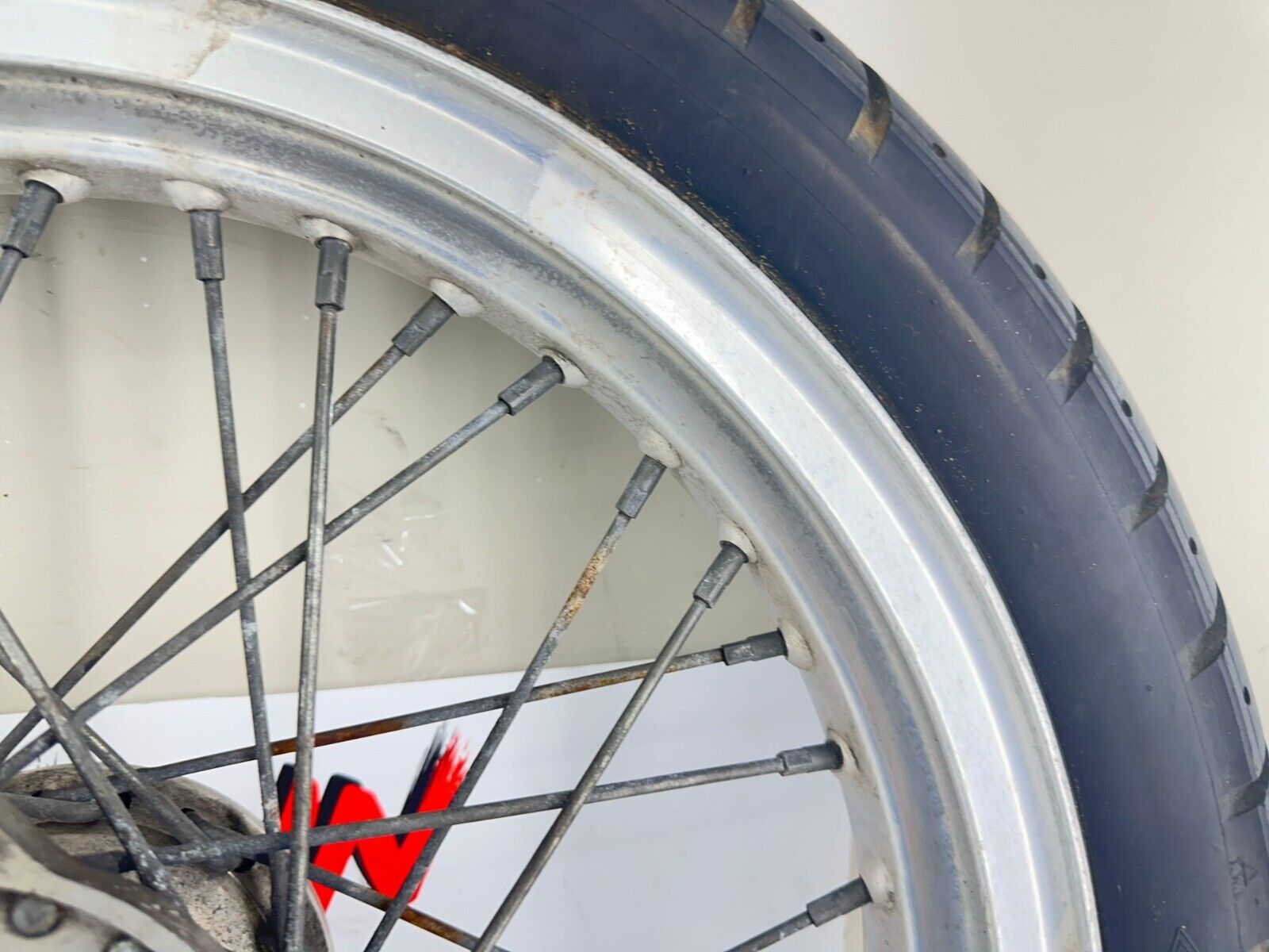 2003 Harley Davidson Sportster  99 Down 19" Front Wheel Rim Spoke Laced