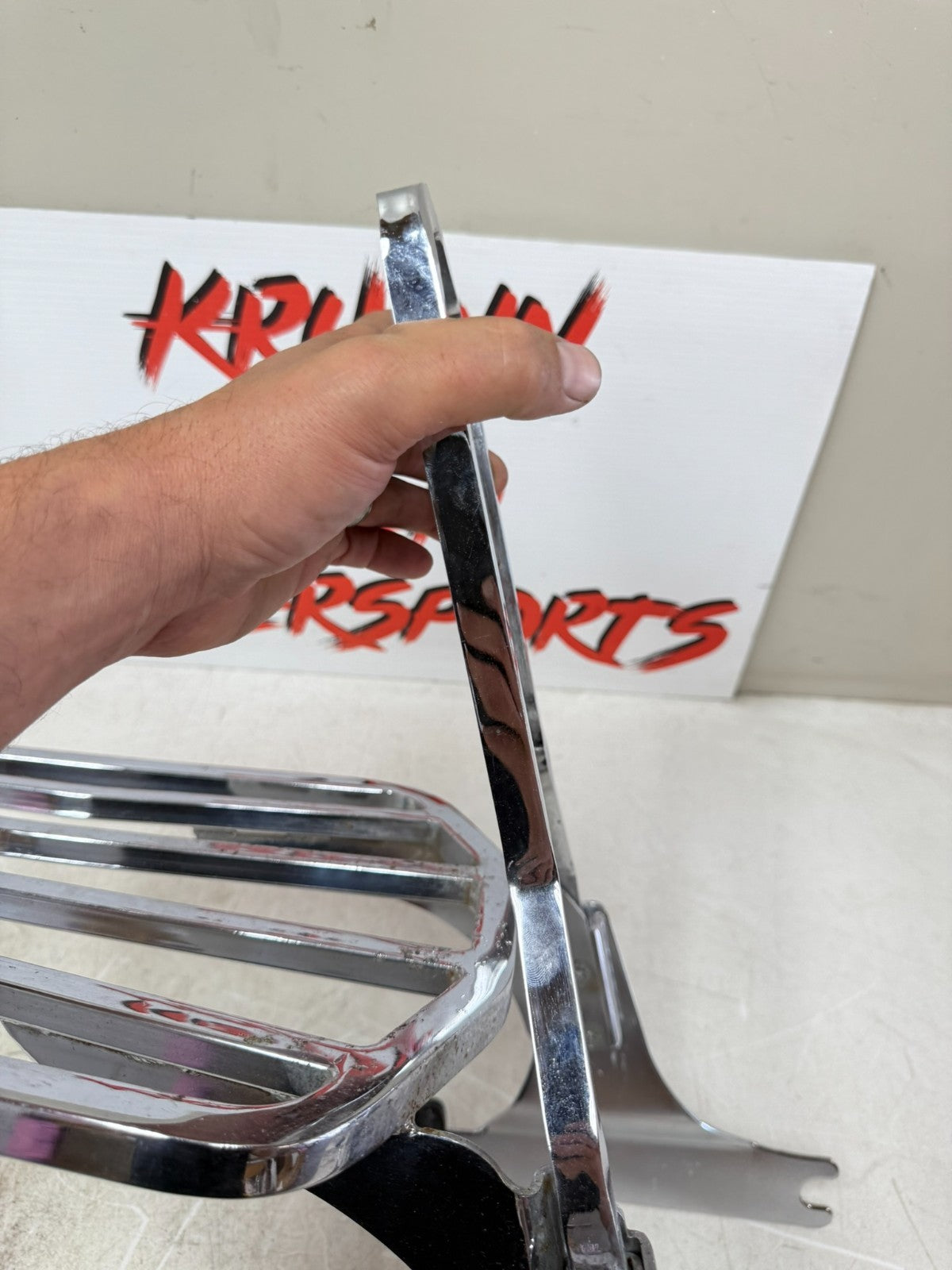 1997 HARLEY DAVIDSON SOFTAIL Backrest Rear Sissy Bar Luggage Rack