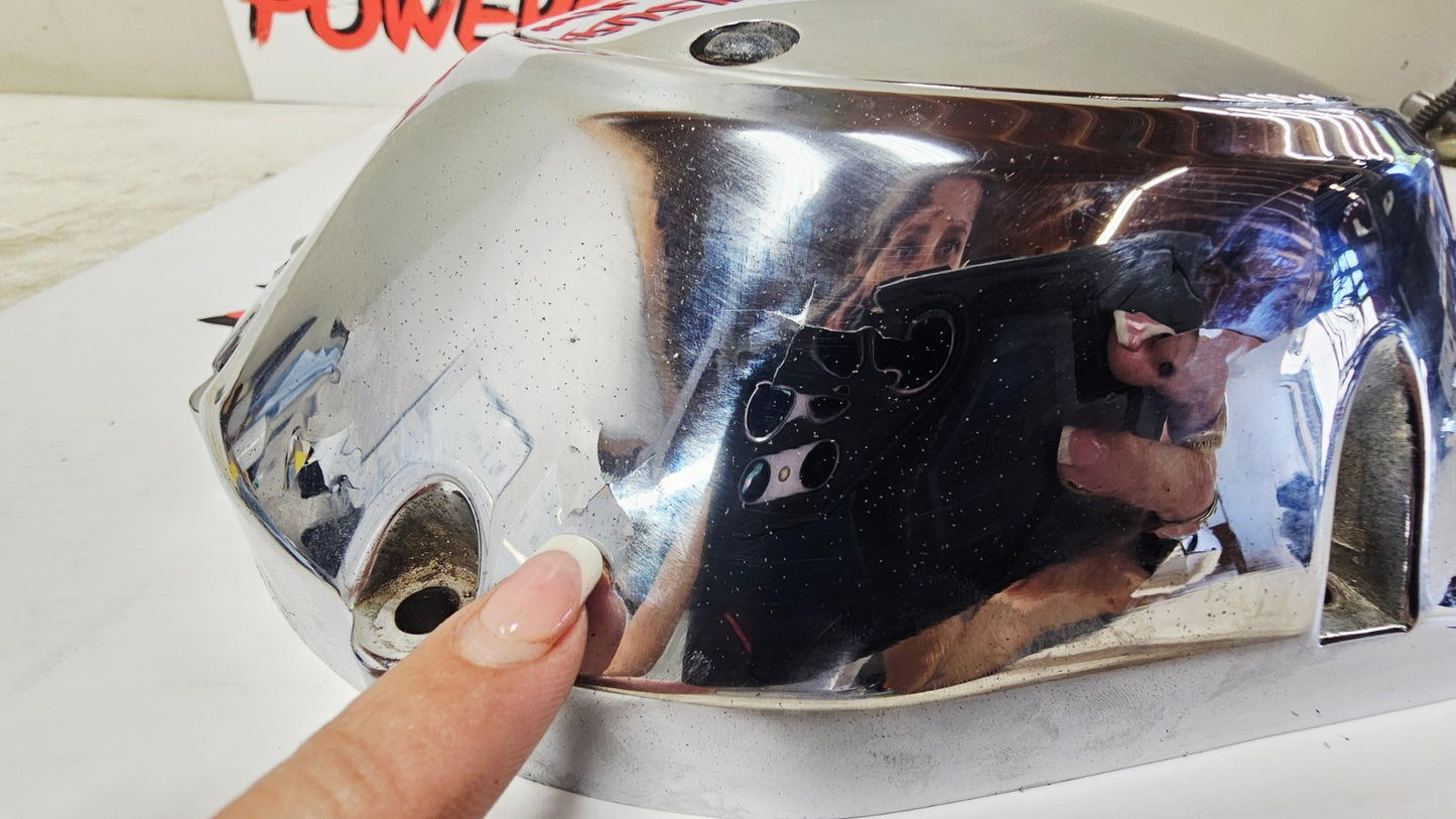 1996 HARLEY FLH ELECTRA GLIDE Outer Primary Clutch Cover Case Chrome Housing