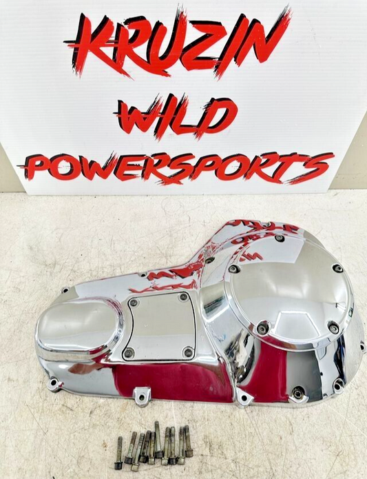 1999 HARLEY FLH ELECTRA GLIDE Chrome Outer Primary Clutch Cover Case Housing