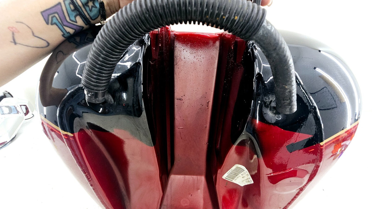 1998 HARLEY FLH ELECTRA GLIDE Gas Fuel Tank EFI Fuel Injected RED OEM HD NO DENT