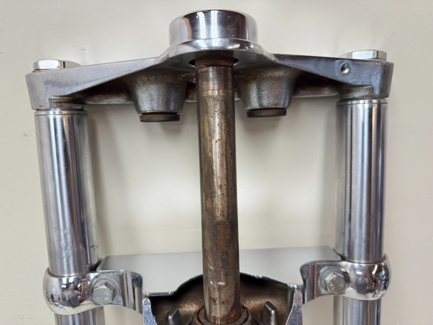 2003 HARLEY DYNA WIDE GLIDE Front End Forks Suspension Straight