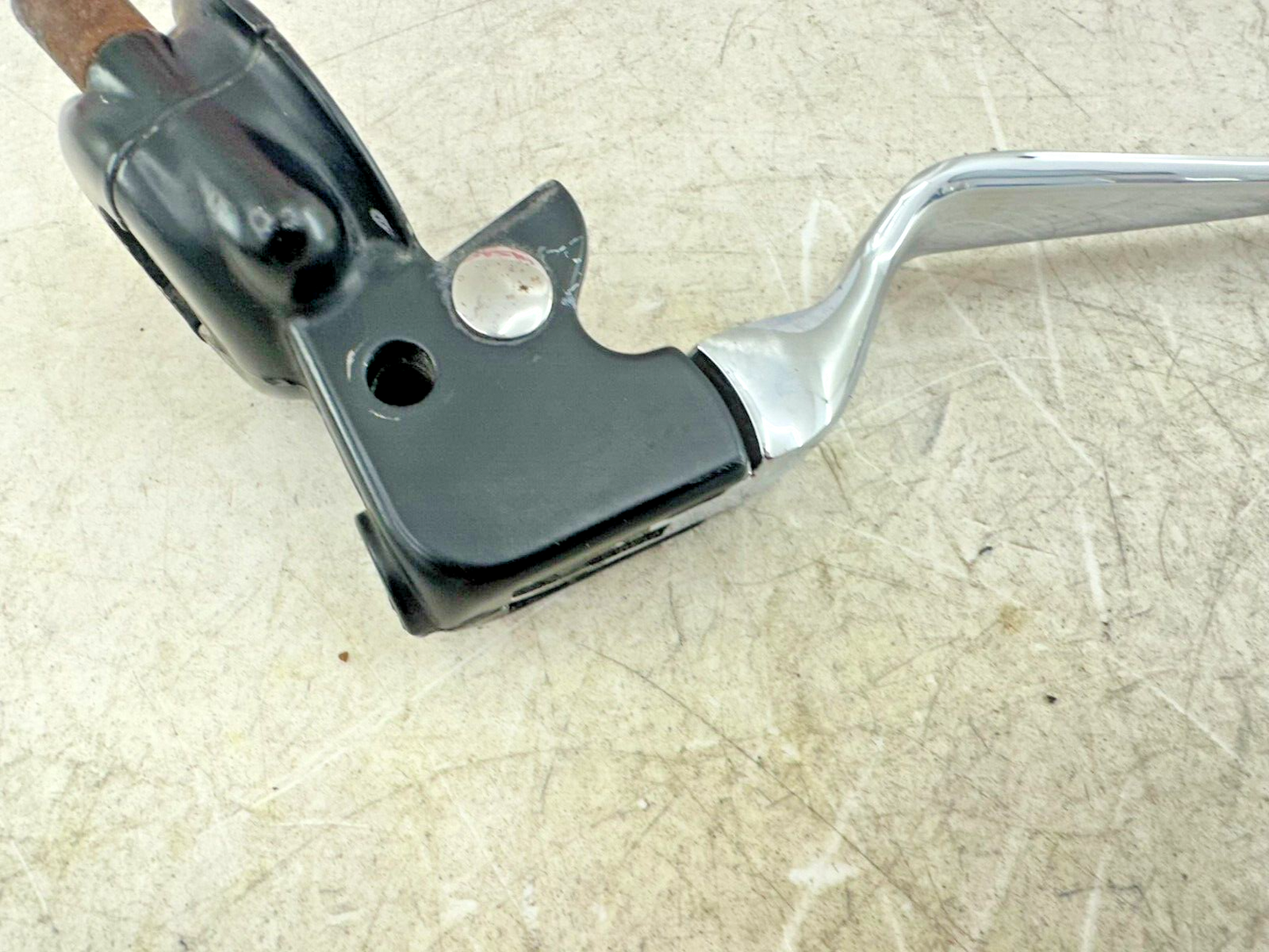 2003 HARLEY ELECTRA GLIDE classic Chrome Clutch Lever W/ Perch MTG Black