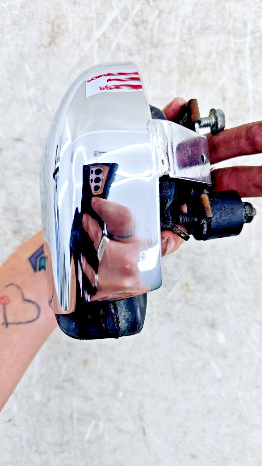 1995 HARLEY DYNA CONVERTIBLE Horn + Chrome Cover