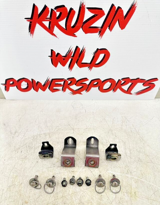 1999 HARLEY FLH ELECTRA GLIDE OEM HD Saddlebag Mounting Lock Pins + Hardware