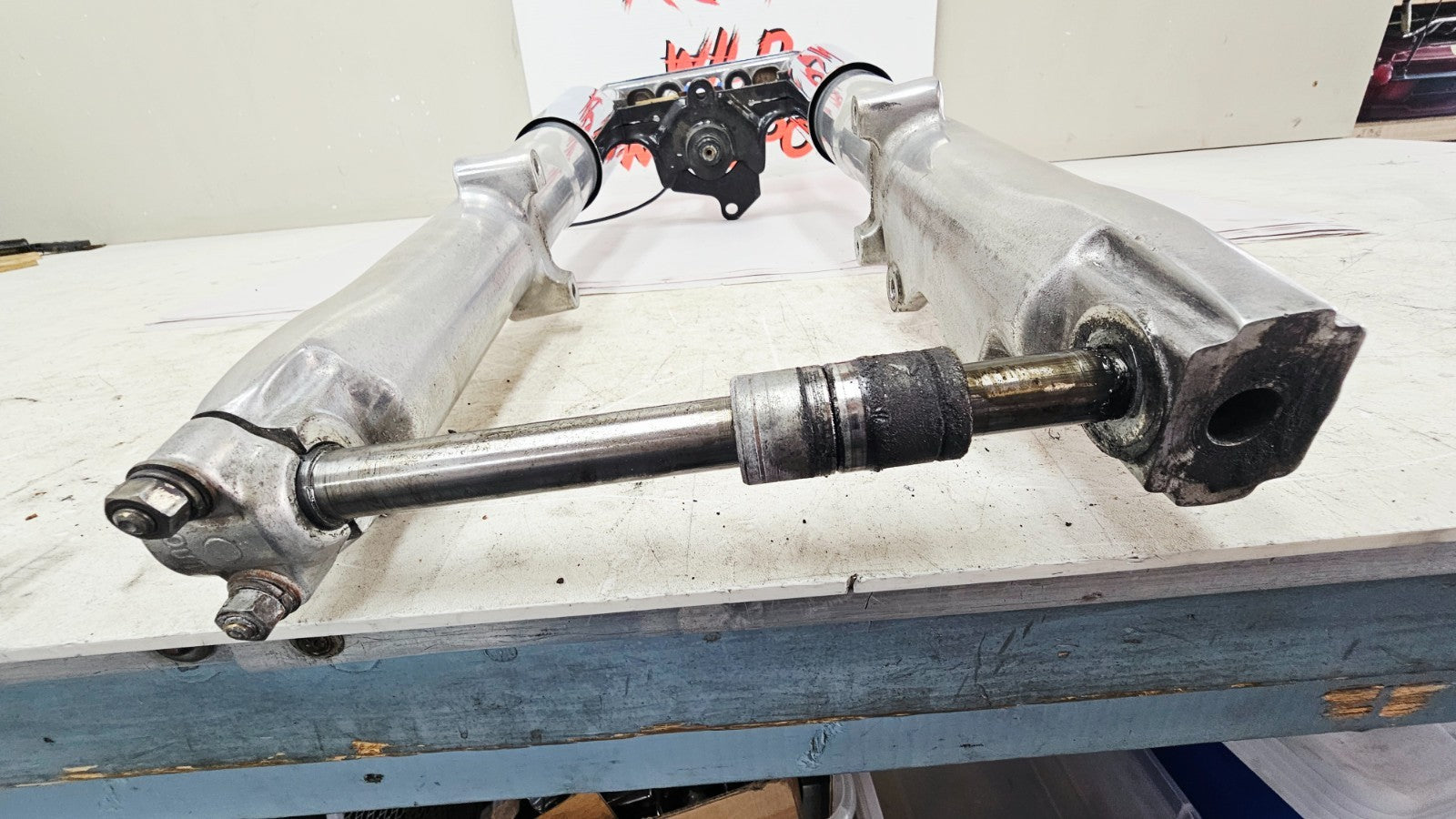 1995 HARLEY SOFTAIL FATBOY 41mm Front Fork Suspension Front End Triple Tree OEM