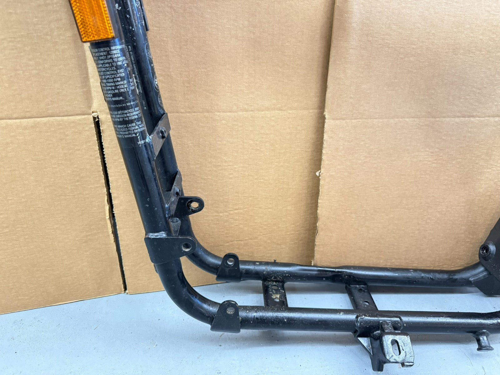 1997 Harley Davidson Sportster Main Frame Chassis STRAIGHT