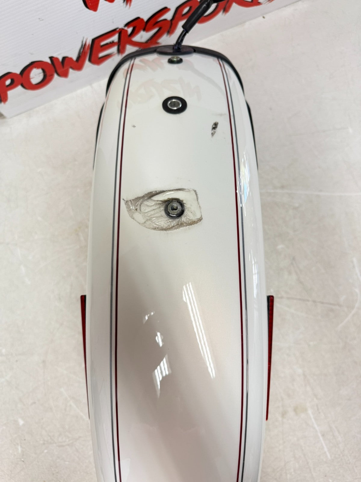 2003 Harley Davidson Sportster Rear Fender + Brake Light 100th Anniversary