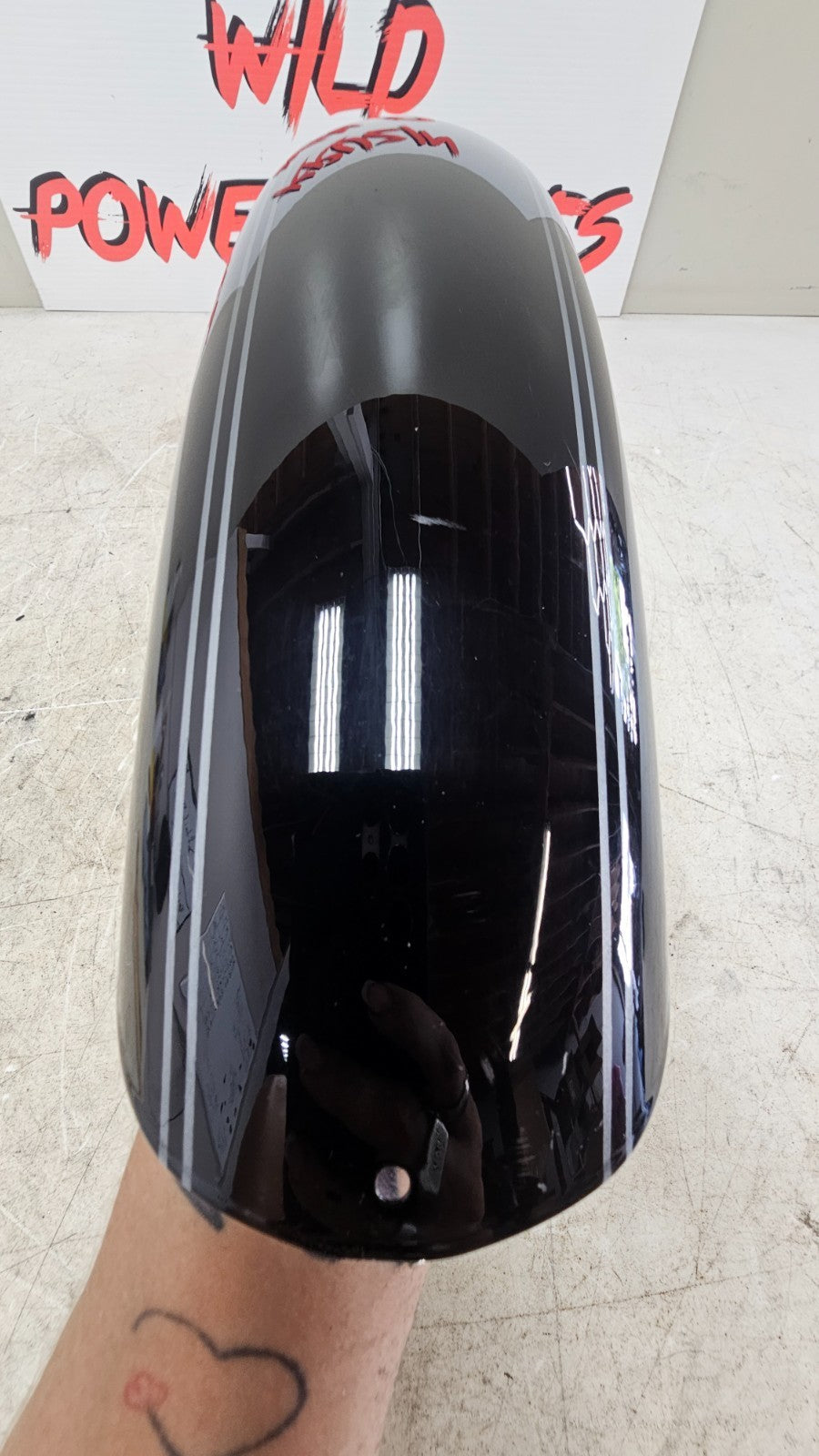 2000 HARLEY SOFTAIL DEUCE OEM HD Front Fender Black