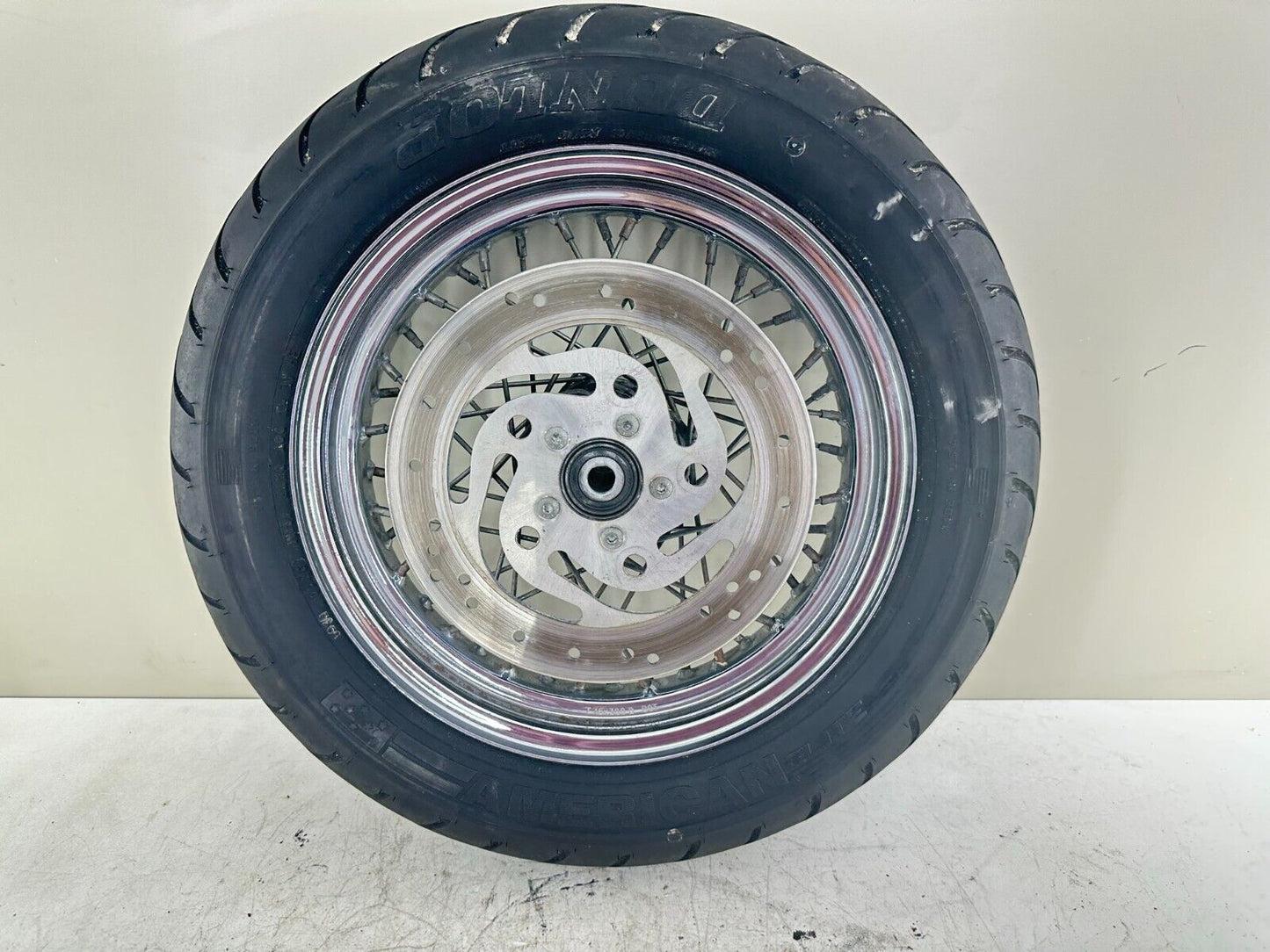 2003 HARLEY DAVIDSON SOFTAIL 16" Front Wheel Rim Tire Spoke Laced OEM HD