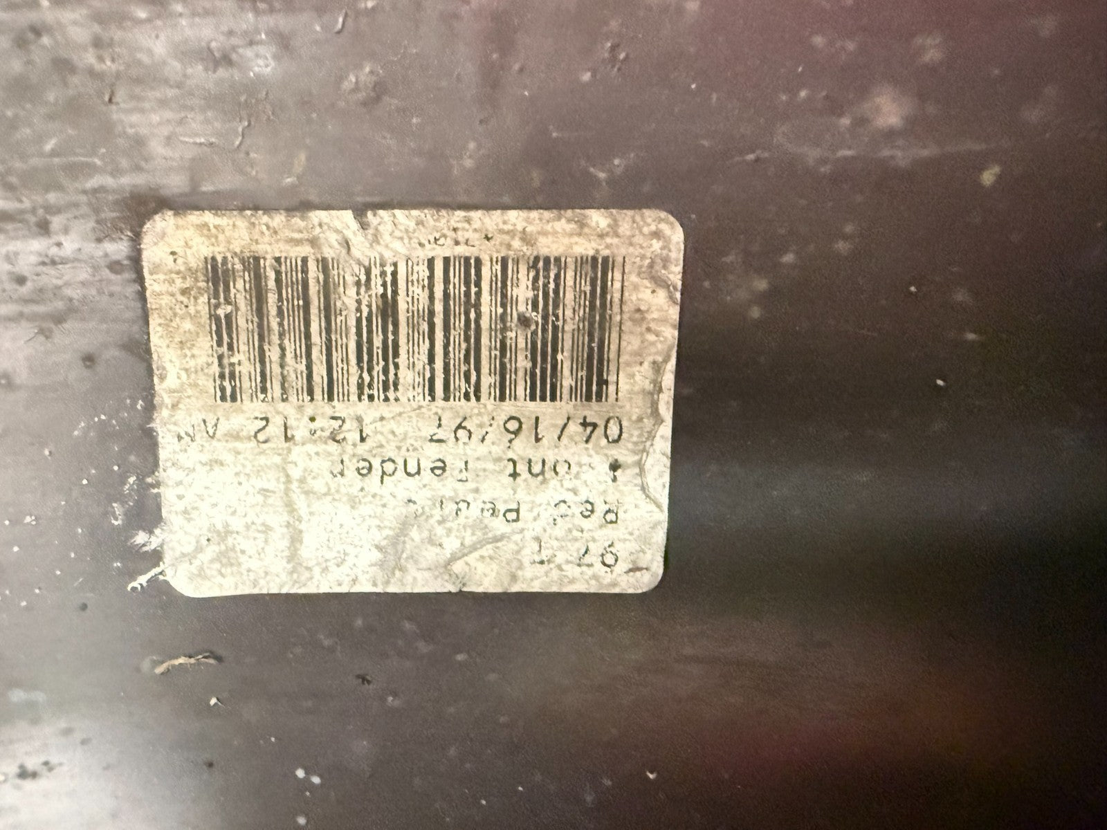 1997 HARLEY DAVIDSON SOFTAIL Front Wheel Fender