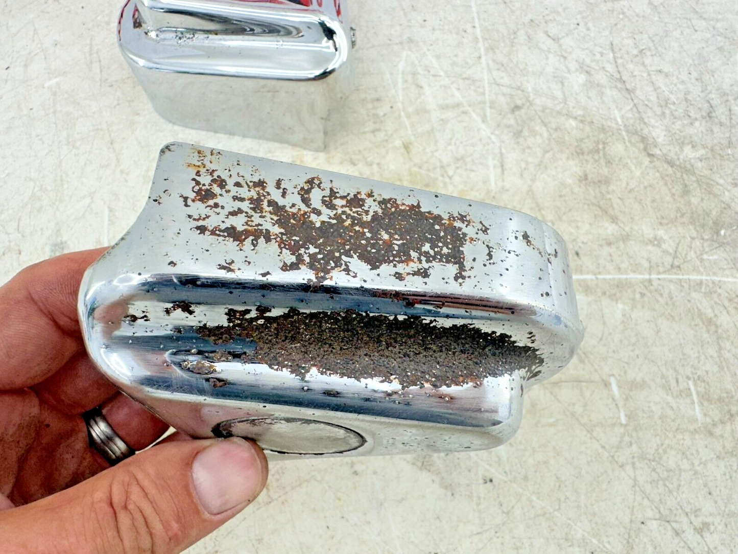 2002 HARLEY SOFTAIL Rear Axle Swing Arm Cover Guard OEM HD