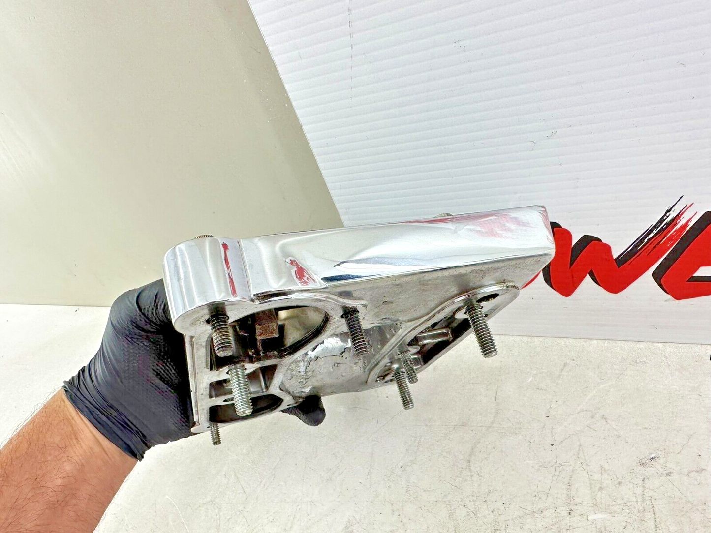 1995 HARLEY SOFTAIL Chrome 3 Piece Evo Rocker Box Valve Head Cover