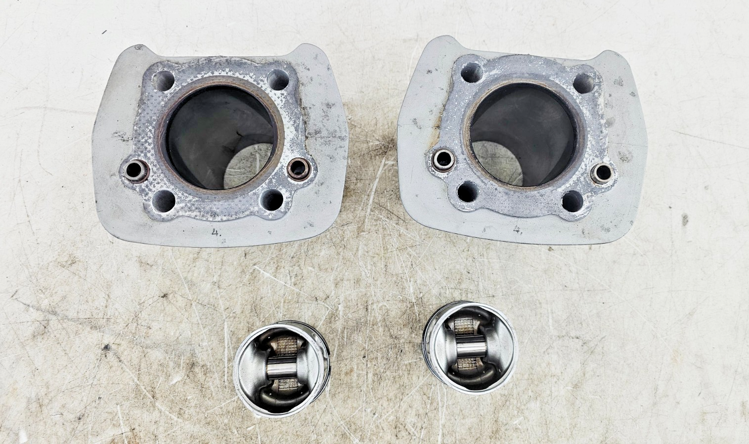 2000 Harley Davidson Sportster 883 Engine Motor Cylinders Barrels + Pistons