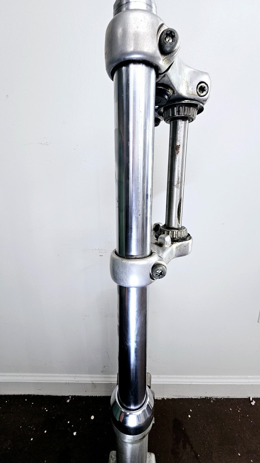 1995 HARLEY DYNA CONVERTIBLE Dual Caliper Rotor Forks Front End Triple Tree 