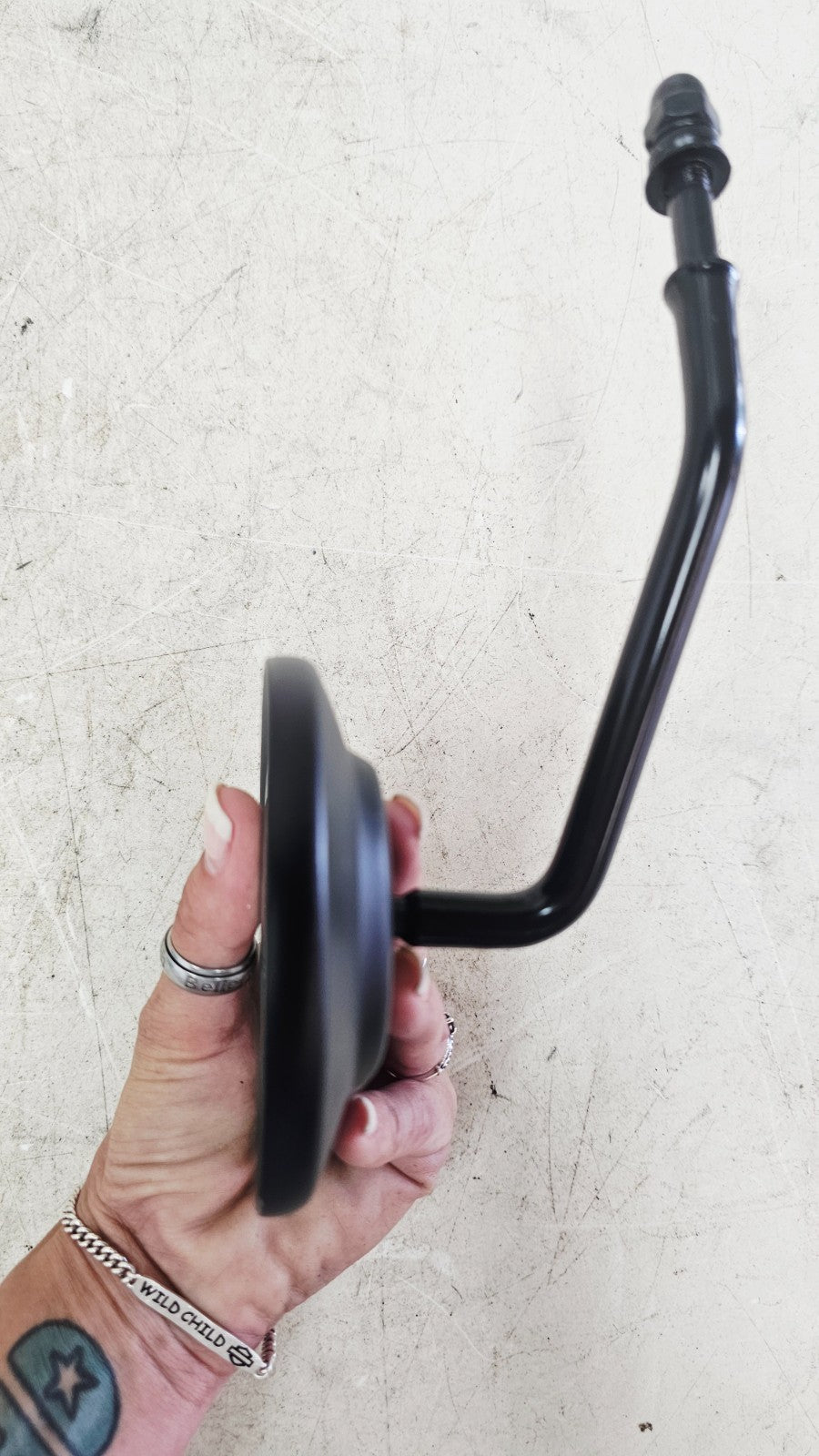 1993 HARLEY SOFTAIL Right Left Mirror Rear View Mirrors Black