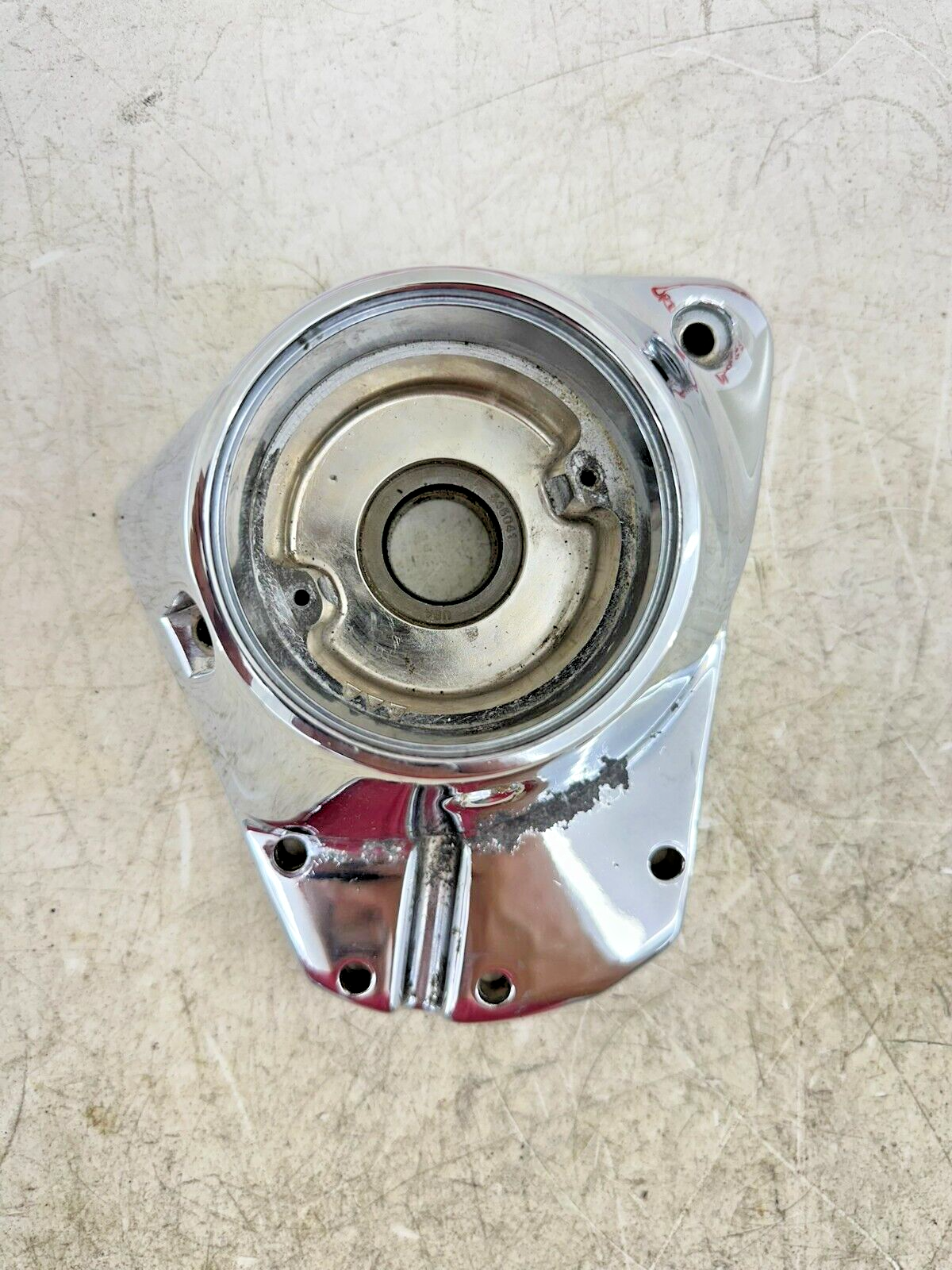 1995 HARLEY SOFTAIL Chrome Engine Motor Right Side Cam Nose Cone Cover 25266-93A