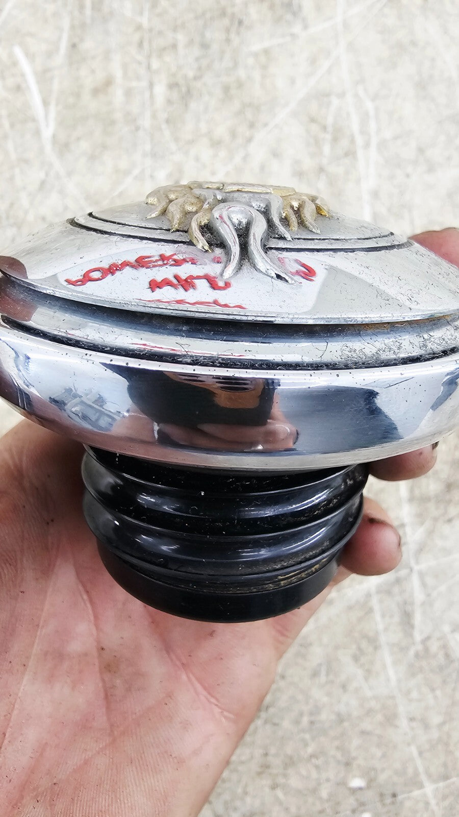 2000 Harley Davidson Sportster Flame Fire Fuel Gas Tank Cap