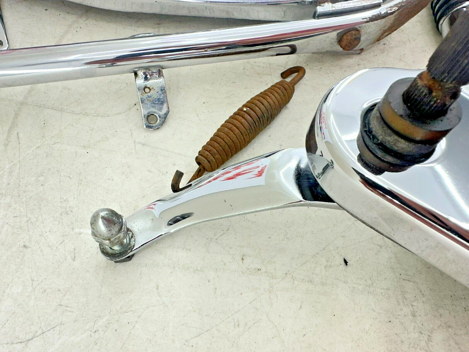 1995 HARLEY SOFTAIL OEM HD Driver Floorboards Footrest Heel Toe Shifter Brake
