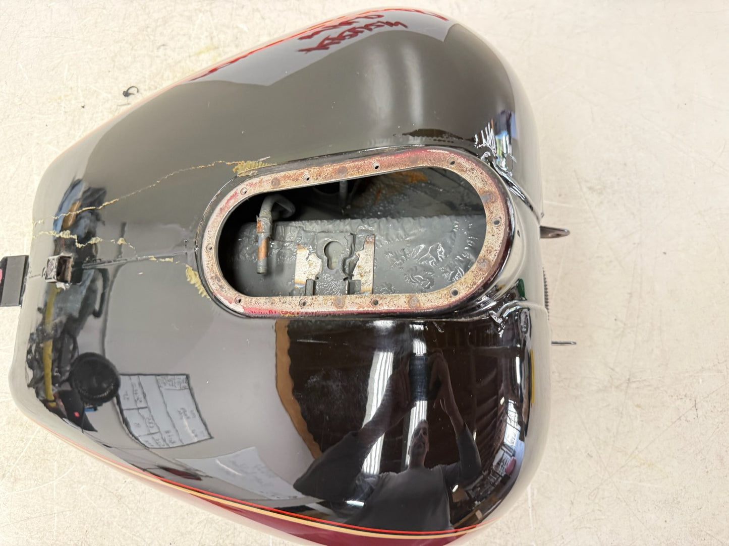1995 HARLEY FLH ELECTRA GLIDE Fuel Gas Tank EFI Fuel Injected 30th Anniversary