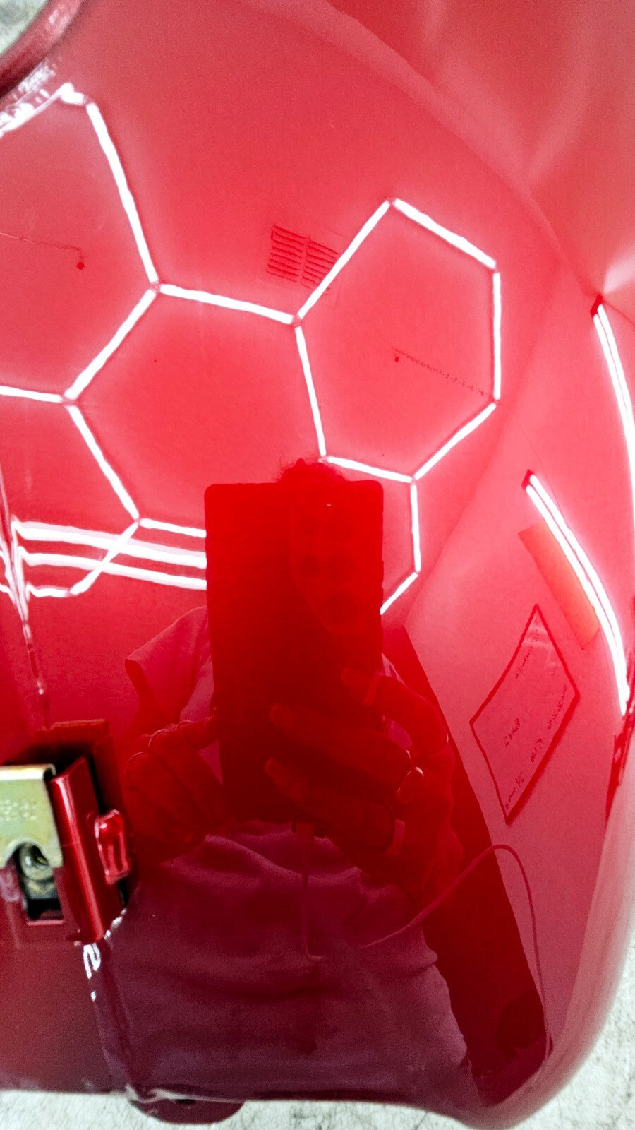 1998 HARLEY FLH ELECTRA GLIDE Gas Fuel Tank EFI Fuel Injected RED OEM HD NO DENT