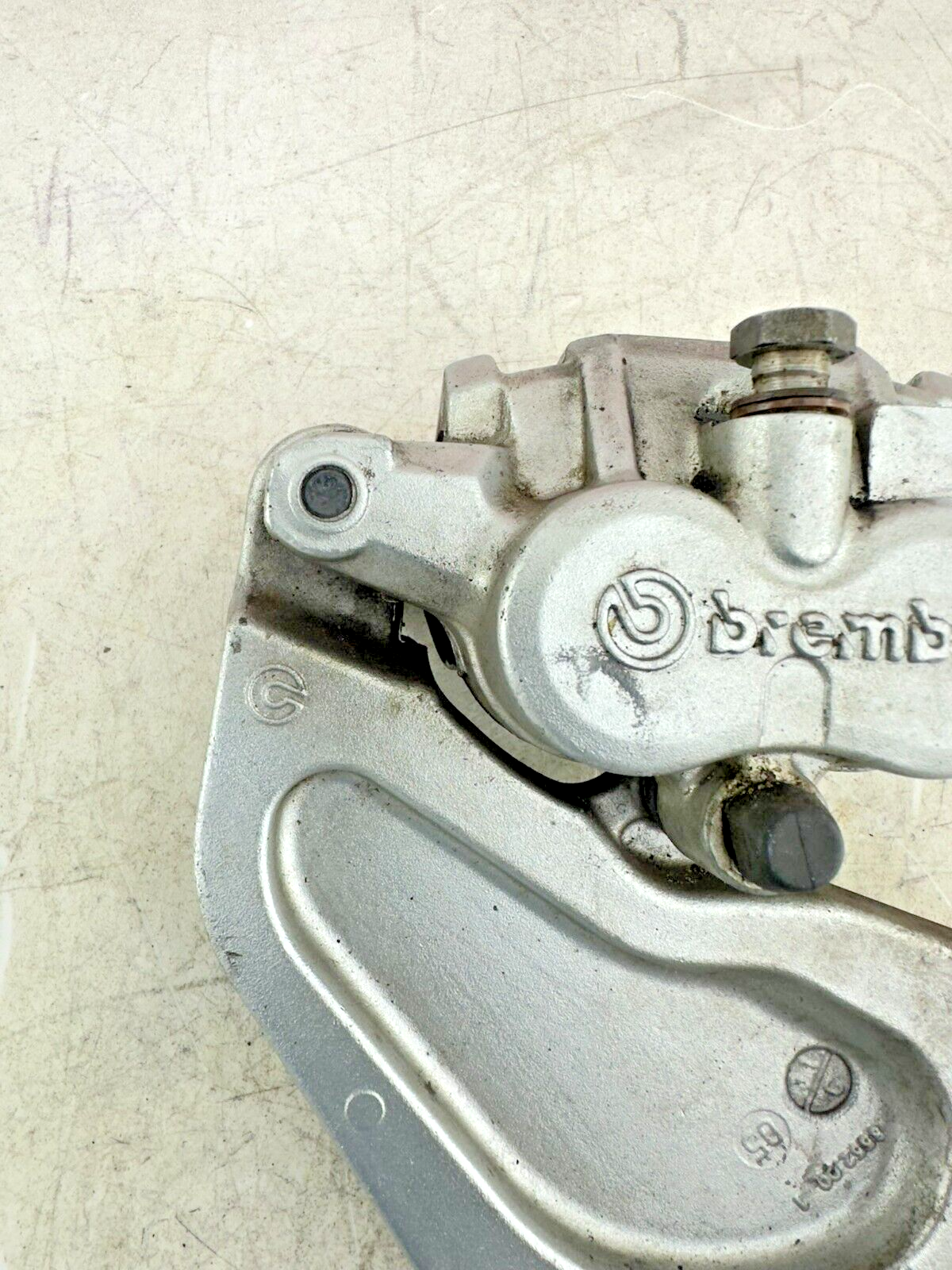 2006 Victory Kingpin Rear Brake Caliper + Mounting Bracket Brembo