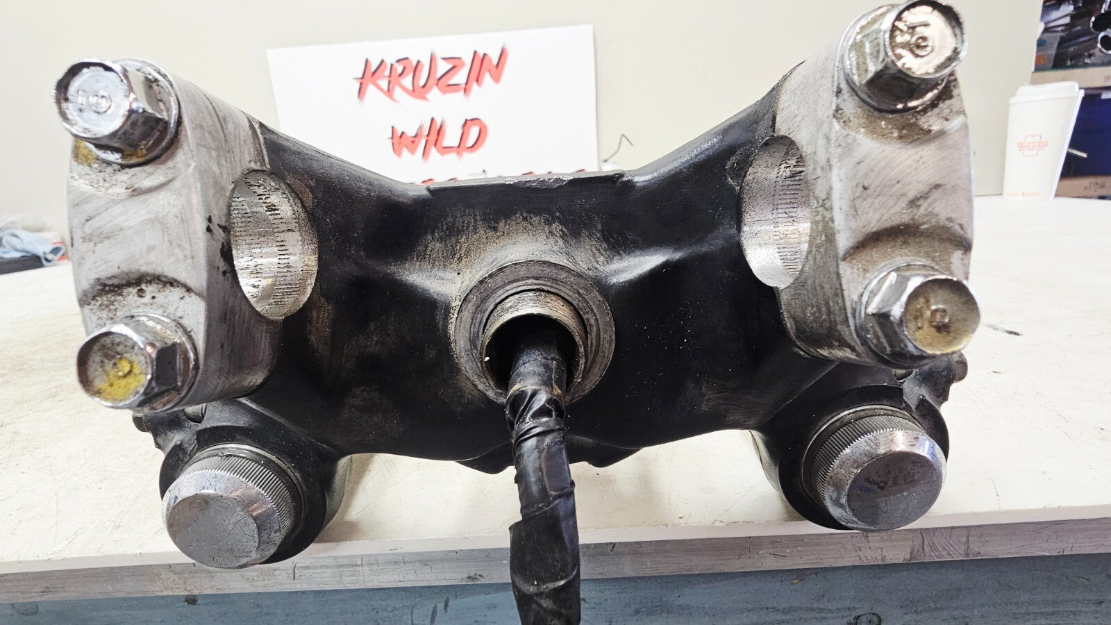 1995 HONDA GOLDWING GL1500 Front Fork Suspension Triple Tree Clamp Fork Tubes